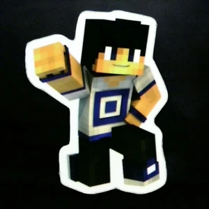 Pegatina Minecraft Niño Personaje Piel Planeta Minecraft - Imagen 1 de 2