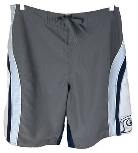 Quicksilver Herren Boardshorts blau Gr. 36 Vintage 90s Surf Wachs Kamm Fin Key -B31 - Bild 1 von 9