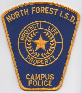 North Forest Campus Police Texas Shoulder Patch  - Picture 1 of 1
