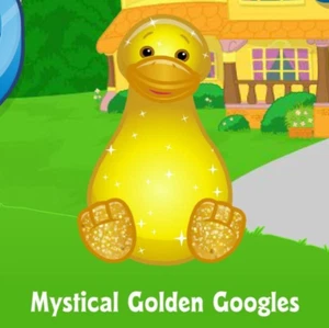 Webkinz Classic Mystical Golden Googles PROMO Pet Code Only - Picture 1 of 1