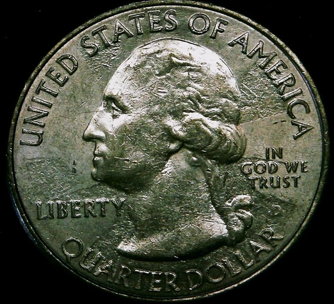 2017 D New Jersey Ellis Island Quarter STRUCK THROUGH GREASE! Mint Error Coin! Cover