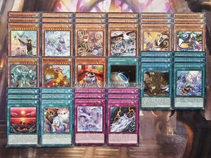 Baraja Yugioh Floowandereeze 40 cartas Robina Eglen Empen Toccan lista para torneo - Imagen 1 de 9
