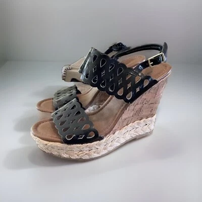 Montego Bay Club Mujer Talla 7 Alpargatas Tacón Cuña ZAPATOS, Sandalias Foto 1 de 4