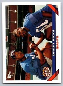 Giants Draft Picks (Michael Strahan / Marcus Buckley) 1993 Topps #275 Giants - Picture 1 of 2