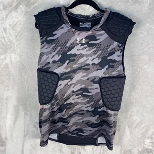 Under Armour Herren Kompression gepolsterte Fußball Weste Oberteil XL/TG/EG Camo HeatGear - Bild 1 von 7