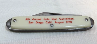 De colección, Enjoy Coca Cola Coke 1978, Cuchillo4ª convención anual del clan de coca cola Foto 1 de 4