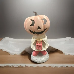 Halloween Kürbis Kobold Ghul rosa Deko Geist Viral TikTok GOBLIN GHOUL Trick - Bild 1 von 4