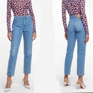 Frame Le Italien Straight Leg Jean In Pure Blue Women's 23 - Picture 1 of 8