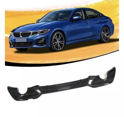 For 2019-2022 BMW 320i 330i M Sport G20 Carbon Fiber Rear Diffuser - Image 1 of 3