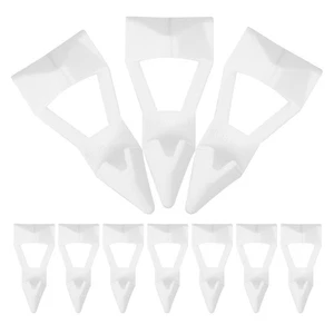 10 Pezzi Mensole Staffe Galleggianti per Mensole in Plastica Trasparente Supporto Picchetto - Foto 1 di 12