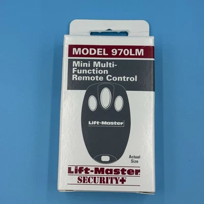 OEM LiftMaster 970LM Security + 3-Button Garage Opener Remote HBW1252 102632 - Image 1 of 4