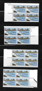 U.S. MNH  1985 TRANSPACIFIC AIRMAIL MATCHING SET PLATE BLOCKS SCOTT C119 - Picture 1 of 1