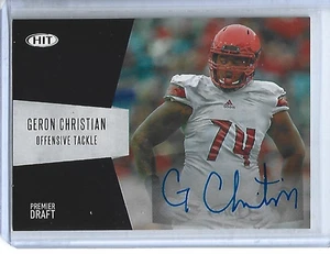 Autógrafos Geron Christian 2018 SAGE HIT negros #A71-Louisville Cardinals - Imagen 1 de 2