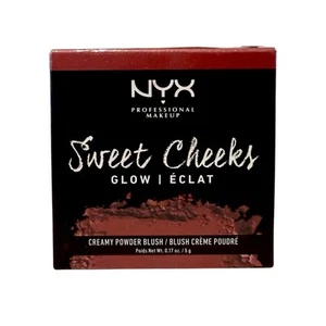 NYX Makeup Professional Makeup Sweet Cheeks Shimmer Powder Blush Red Riot Glow - Picture 1 of 3