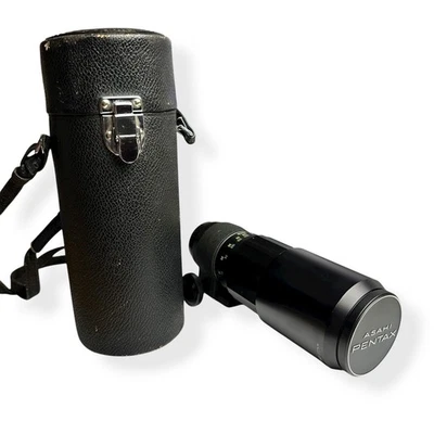Asahi Pentax Tele-Takumar 300MM f6.3 Telephoto Lens w/ Cap & Case & Hood Japan - Image 1 of 4