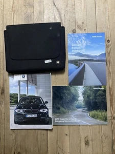 2007-2010 BMW 1 SERIES OWNERS MANUAL HANDBOOK AND WALLET 2009 Ref16445 - Picture 1 of 23
