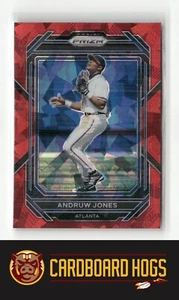 2023 Panini Prizm #246 Andruw Jones Atlanta Braves Red Ice Prizm - Picture 1 of 2
