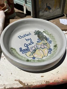 louisville steingut tortenplatte "baked by Judi" Kentucky Keramik - Bild 1 von 7