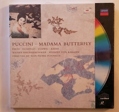 Puccini Madama Butterfly Karajan (Laser Disc 2LD BOX) Brand New Sealed Opera - Image 1 of 4