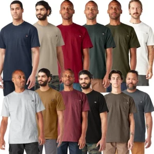 Camiseta Dickies Para Hombre Peso Pesado Manga Corta Bolsillo Calce Relajado Camiseta - Imagen 1 de 70