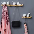 Birds on Branch Resin Bird Hangers Hat Bag Keys Organizer  for Home