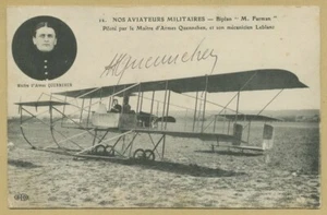 André Quennehen (1882-1916) - Aviateur français - Rare photo-carte signée - 1912 - Foto 1 di 2