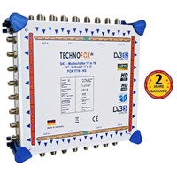 Multischalter 17/16 Kaskade 4 Satelliten 16Teilnehmer MADE IN GERMANY 4K 3D HDTV