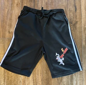 Youth Tom And Jerry Shorts Medium size black shorts popular cartoon SM - Picture 1 of 4