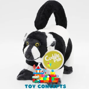 1 X PLUSH RUFFED LEMUR 28CM teddy kids gift soft toy stuffed animal doll plushie - Picture 1 of 3