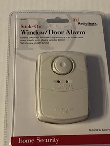 RadioShack Stick On Window Door Alarm Motion Sensing NEW Sealed - Picture 1 of 4