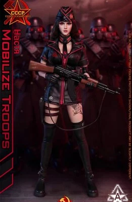 1/6 FLAGSET Trendy Soldier Red Alert Soviet Sniper Squad 73048A Nasjia Figure - Изображение 1 из 4