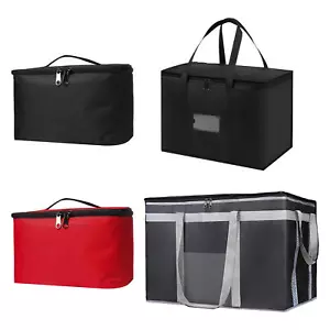 Insulated Food Delivery Bag Pizza Takeaway Thermal Bag Storage Warm Cold Food - Picture 1 of 16