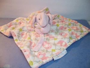 SECURITY Decken and Beyond Elefanten rosa grau grün Baby Mädchen PACI HALTER EX - Bild 1 von 5