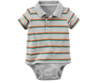 Carter's Baby Boy ~Collar Button-Down Double-Decker T-Shirt w/Bodysuit ~12M ~NWT - Picture 1 of 1
