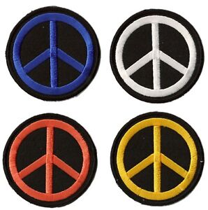 Patch Badge Peace And Love Hippy 60's Thermal Adhesive Patch Peace