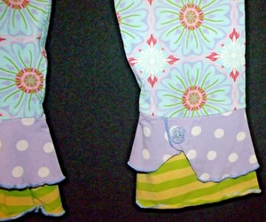 MATiLDA JANE Spring 2013 Good Hart Waterway leggings scrappy mix print 12 - Picture 1 of 12