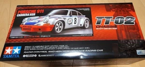 Tamiya 1/10 RC No.571 Porsche 911 Carrera RSR TT-02 Chassis On-Road 58571 - Picture 1 of 5