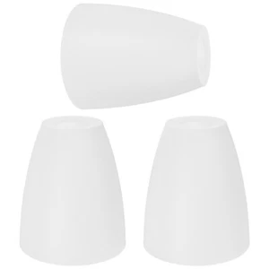 3 Pcs Flat Plastic Lampshade for Small Replacement Shades Modern - Picture 1 of 12