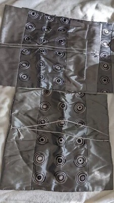 Four Thai Silk Decor Throw Pillow Cover Case Elephant Pinkish Brown/Cream 16x16 - Image 1 of 4