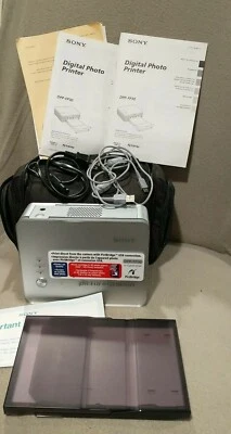 Sony DPP-FP30 Digital Photo Thermal Printer Picture Station Case Manual USB Char - Image 1 of 4