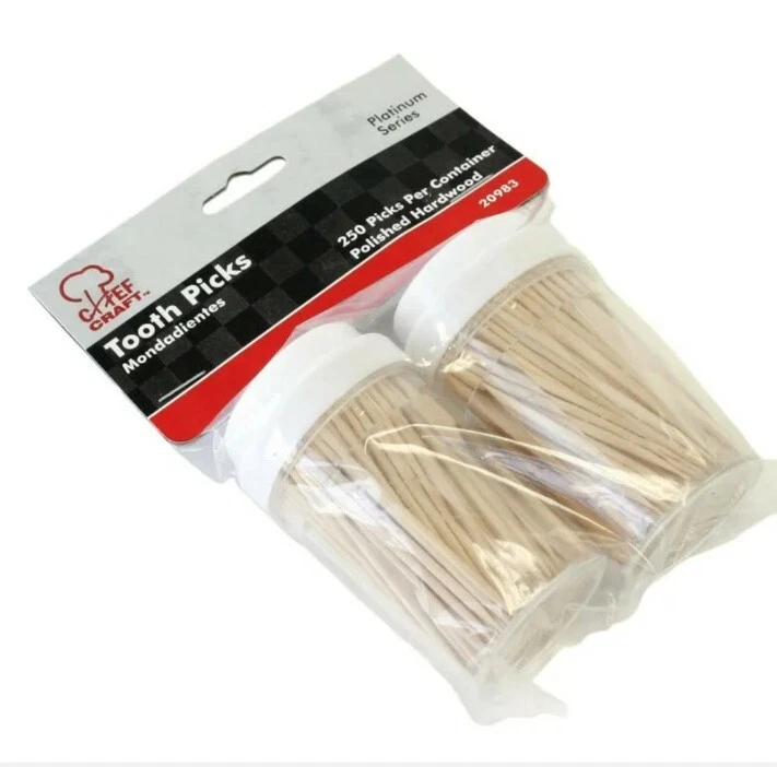 Tooth Picks with Container  2-Pk 200pcs by Chef Craft - Image 1 of 1