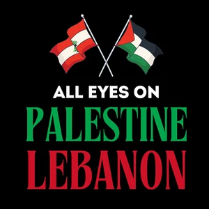 Adhesive Bumper Stickers Decal Car Window Laptop - Eyes On Palestine Lebanon - Picture 1 of 3
