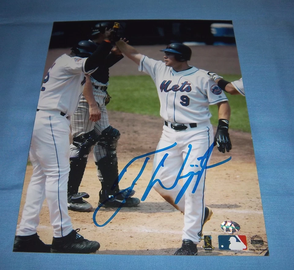 NY Mets Ty Wigginton Signed Autographed 8x10 Photo - Image 1 of 1