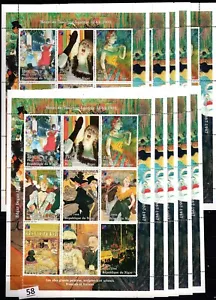 LG 10X NIGER 1998 - MNH - PAINTING - WHOLESALE - Imagen 1 de 1