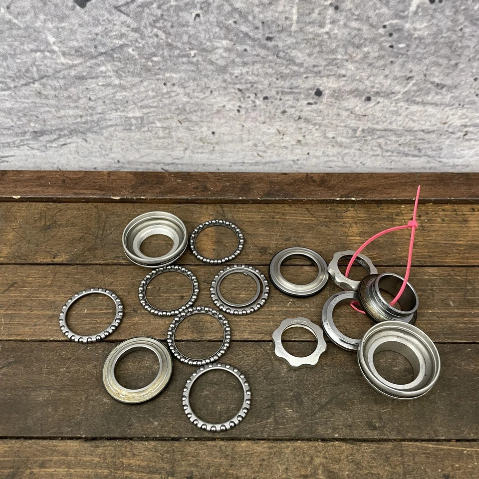 Vintage Shimano 600 EX HP-6207 Headset Parts Lot Top Nut 1" 26.4mm JIS Japan - Image 1 of 4