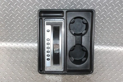 03-07 Hummer H2 Chrome Insert Console Shifter Surround Trim Panel W/ Cupholder Foto 1 de 4