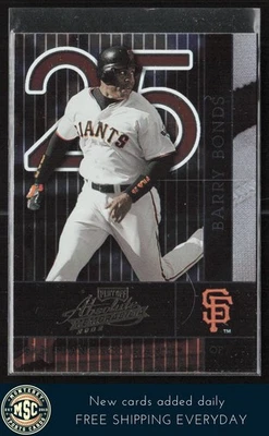 Barry Bonds 2002 Playoff Absolute Memorabilia #124 San Francisco Giants - Image 1 of 2