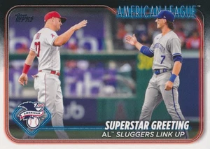 2024 Topps #413 BOBBY WITT JR. / MIKE TROUT - Bild 1 von 1