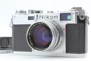 Black Dial [ Near MINT ] Nikon S2 Late  With S.C 5cm 50mm F1.4 From JAPAN - Picture 1 of 17