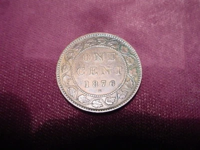 1876 H CANADA VICTORIA LARGE CENT - NICER GRADE! - Image 1 of 2